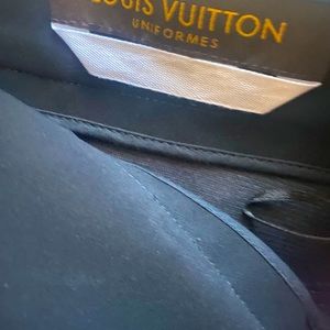 Louis Vuttion Black double stitch skirt